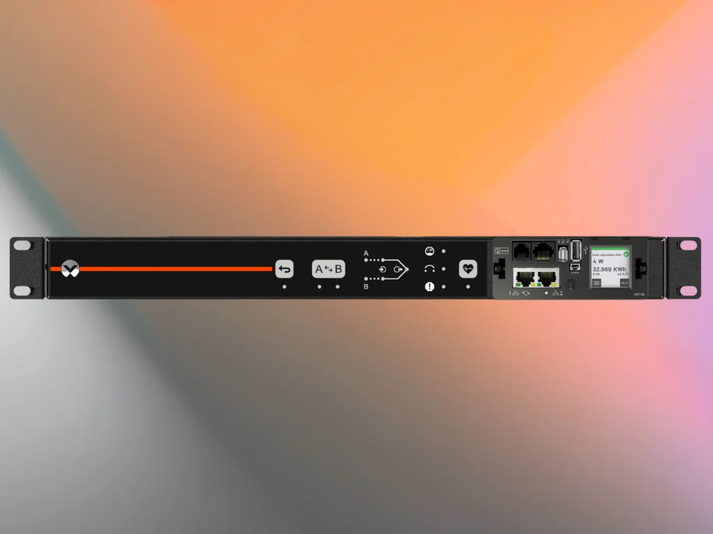 Vertiv rack transfer switch ön görünüm
